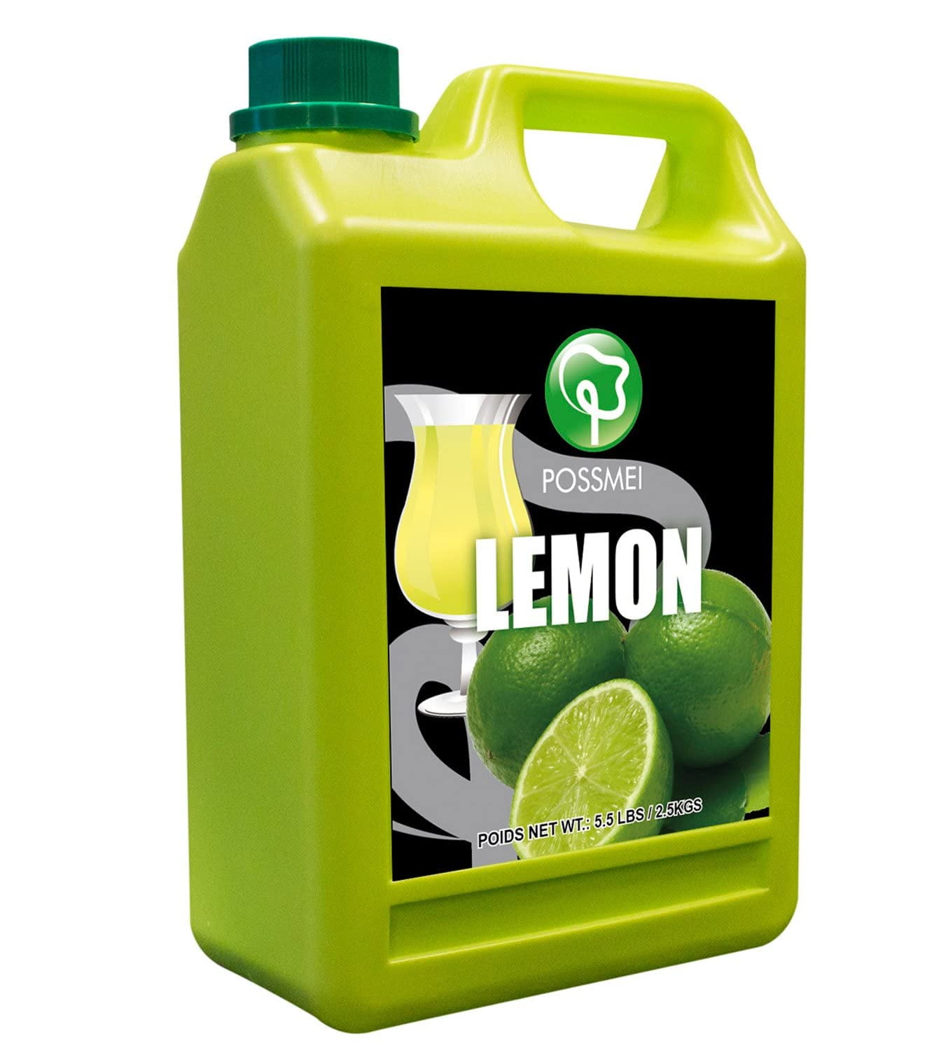 Lemon Flavored Syrup, 5.5 Pound Plastic Jar 1 Pack