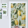 thumbnail image 1 of Lemon Floral Pattern Door Curtain Nordic Living Room DoorCurtain Porch Partition Curtain Kitchen Rative Half Curtain, 1 of 4