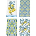 thumbnail image 1 of Lemon Flowers Floral Summer Kitchen Towels Dish Towels, 18x26 Inch Hello Sunshine Seasonal Decoration Hand Towels Set of 4, 1 of 6
