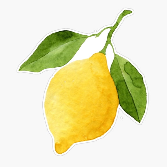 Lemon Fresh Kitchen Decor Art Tropical Style Vinyl Sticker