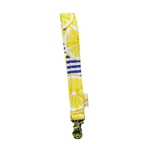 Lemon Fruit Fun wristlet key chain Gift