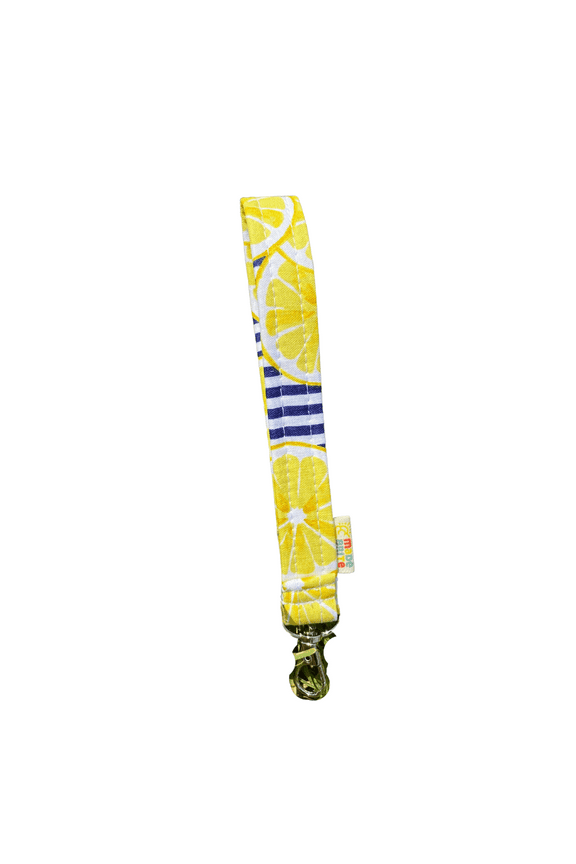 Lemon Fruit Fun wristlet key chain Gift