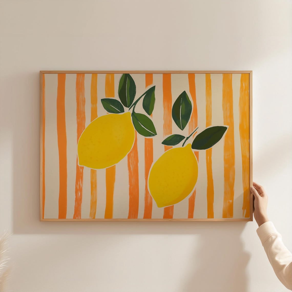 Lemon Fruit Kitchen Poster, Unframed Canvas 16x20in - Walmart.com