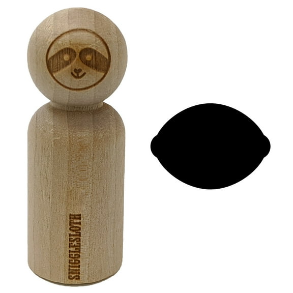 Lemon Fruit Solid Rubber Stamp for Scrapbooking Crafting Stamping - Small 3/4 Inch