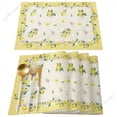 thumbnail image 1 of Lemon Fruit Summer Plaid Placemat Wedding Party Dining r Linen Table Mat Kitchen Accessories Table Napkin, 1 of 7