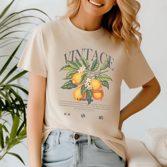 Lemon Fruit Vintage Shirt,Summer Beach Tee,Summer Vibes,Summer Girl,Hello Summer,Summer Vacation Tshirt