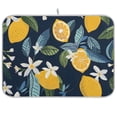 thumbnail image 1 of Lemon Fruits Lemon Blooms Dish Drying Mat Dish Drainer Rack Mats Water Absorbent Non-Slip Easy Clean Heat Resistant for Kitchen Counter, 1 of 1