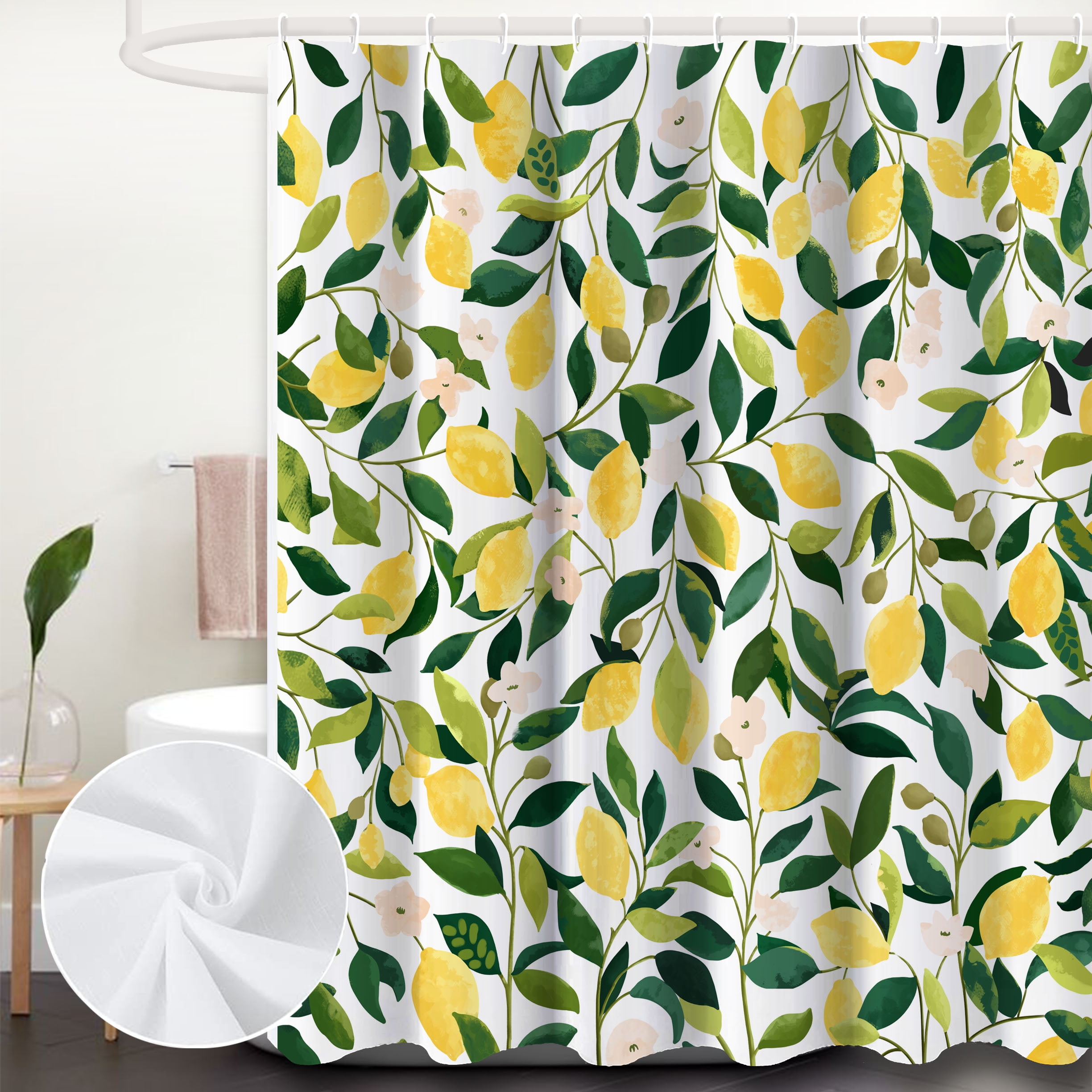 Cute Cartoon Birds Shower Curtain – Waterproof Bathroom Decor With Hooks, 72x72 Inches