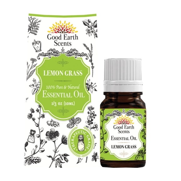 Lemon Grass Essential Oil 100% Pure Undiluted Natural Oil for Diffuser | Relaxation Meditation Therapeutic Grade Aromatherapy Oil De-stress