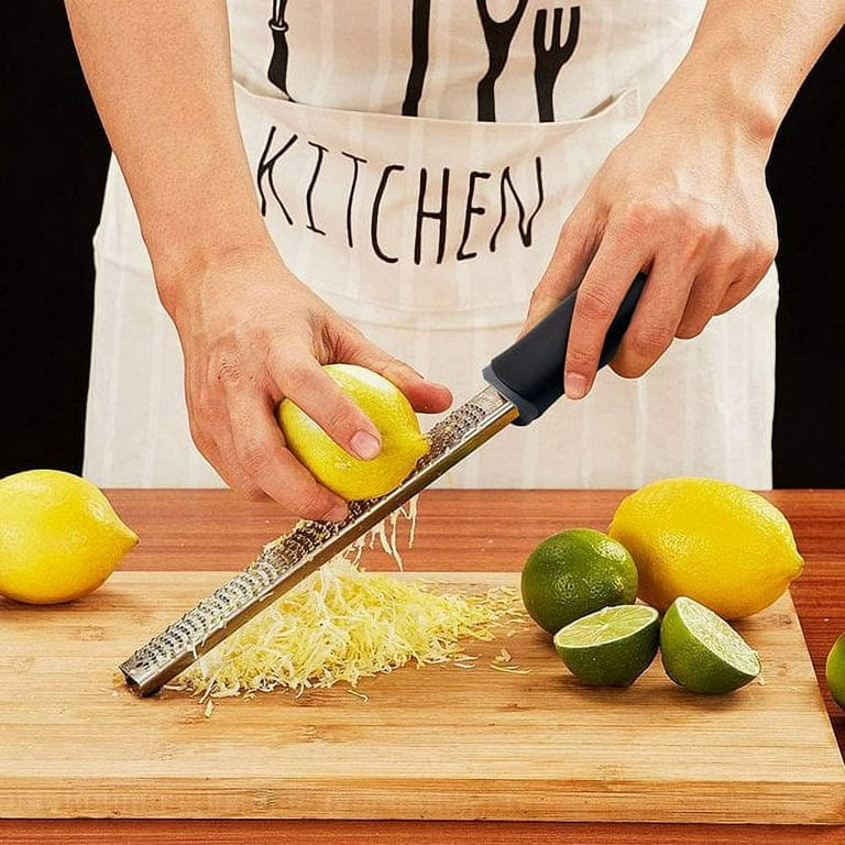 Cheese Zester Grater Handheld with Handle-Lemon Citrus Zester Tool for  Kitchen