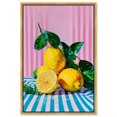 thumbnail image 1 of Lemon Grove Lines Canvas Print Summer Art Prints by Art Remedy, Gold Frame, 30 x 45, 1 of 7