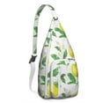 thumbnail image 1 of Lemon Grove Sling Backpack&nbsp;- Orchard Inspired Print Crossbody Shoulder Bag, Waterproof Material, 1 of 4
