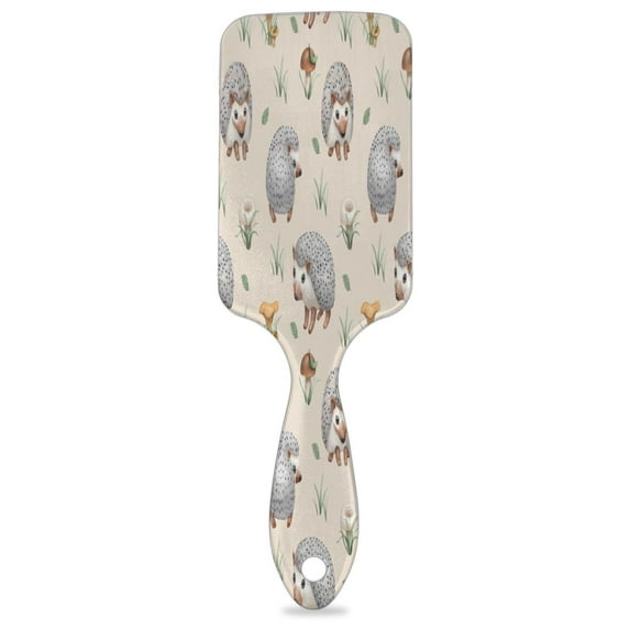 Lemon Hair Brush Detangler Brush with Nylon Bristle for Thick Curly Thin Long Short Wet or Dry Hair Adds Shine and Makes Hair Health Paddle Hairbrush for Women Men