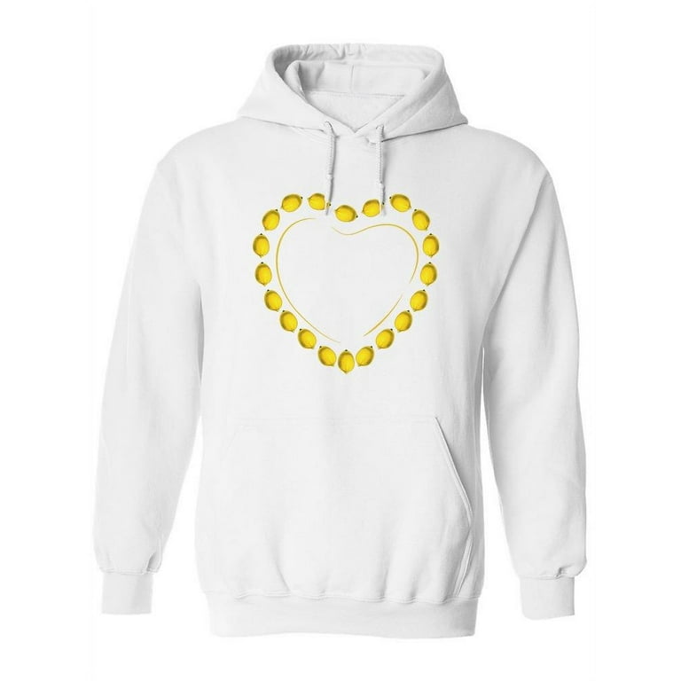 Lemon Heart Hoodie Women SPIdeals Designs Female Small