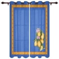 thumbnail image 1 of Lemon Idyllic Plaid Fruit Window Treatments Curtains Living Room Window Curtain Modern Bedroom Kitchen Home Decor Drapes, 1 of 2