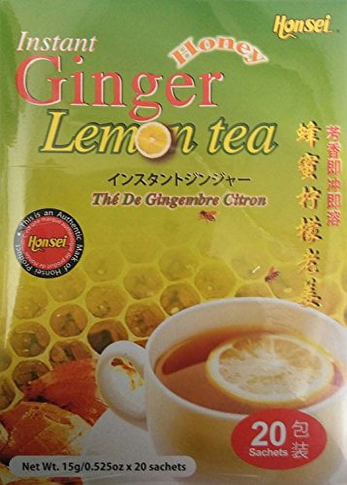 Lemon Instant Ginger Honey Tea 15 G/0.525Oz (20 Sachets)