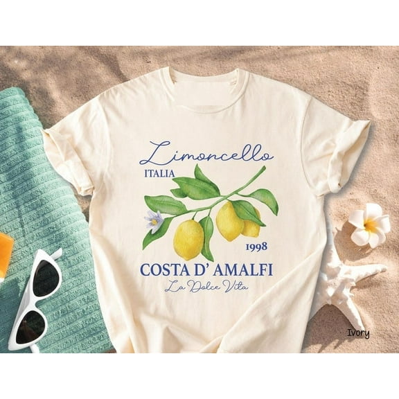 Lemon Italy Amalfi Coast Beachcore Vacation Aesthetic Lover Gift Summer Retro Vibes Coastal