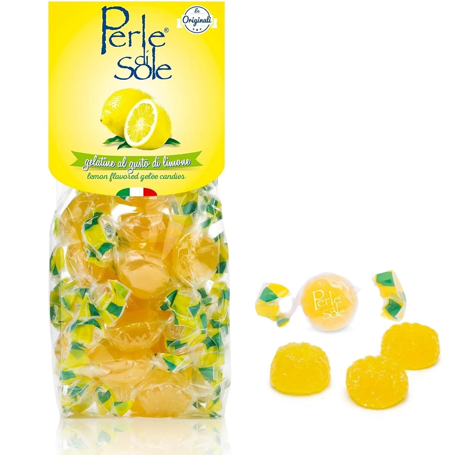 Lemon Jelly Candy Italian Jelly Candy Individually Wrapped Soft
