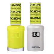 Lemon Juice #424 & Matching Polish Set - DND Gel & Lacquer