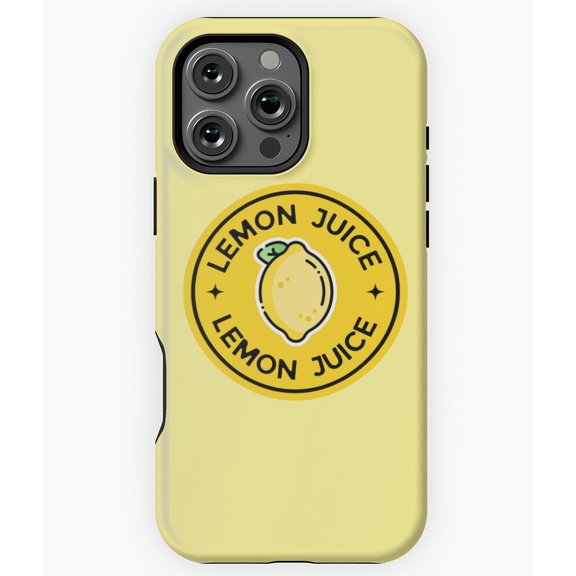 Lemon Juice Fresh Citrus Drink Design N5486 Phone Case for iPhone 17 16 15 14 13 12 11 Pro Max