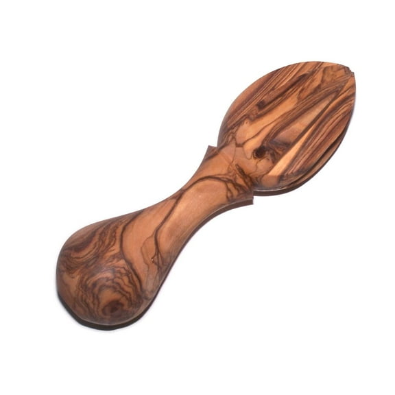 Lemon Juicer/Citrus Reamer carved in hard olive wood from Bethlehem (5.5 Inches) - Asfour Outlet Trademark