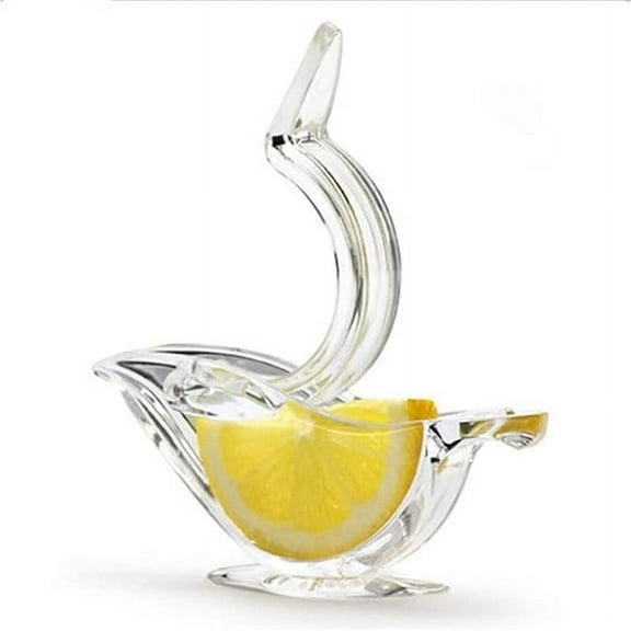 Lemon Juicer, Lemon Slice Squeezer for Squeezing Lemon Juice, Acrylic Lemon and Orange Citrus Manual Juicer, Portable Transparent Fruit Juicer, Lemon Squeezer, Home Kitchen