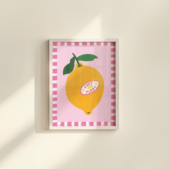 Lemon Kitchen Easy Peasy Summer Kitchen Cozy Home Wall Decor
