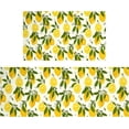 thumbnail image 1 of Lemon Kitchen Mats Cushioned Anti Fatigue 2 Piece Set, Memory Foam Kitchen Mat Set of 2, Farmhouse Kitchen Runner Rug and Waterproof Kitchen Mat for Home Kitchen Decor or Office 17"x30"+17"x47", 1 of 6