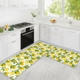 thumbnail image 1 of Lemon Kitchen Mats Cushioned Anti Fatigue 2 Piece Set, Memory Foam Kitchen Mat Set Of 2, Farmhouse Kitchen Runner Rug and Waterproof Kitchen Mat for Home Kitchen Decor or Office 17"x30"+17"x47", 1 of 6