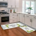 thumbnail image 1 of Lemon Kitchen Rugs and Mats Set of 2 Piece Kitchen Mats Waterproof Non-Slip Anti Fatigue Mats for Kitchen Floor Home Laundry 17”x28”+17”x47” （5）, 1 of 6