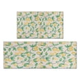 thumbnail image 1 of Lemon Kitchen Rugs and Mats Sets Of 2,Kitchen Decoration Rugs,Rubber Backing Non-Slip Floor Mat for Sink Washable Waterproof Laundry Room Runner Rugs, 1 of 7