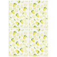 thumbnail image 1 of Lemon Kitchen Towels Set of 4, 18x26 Inch Fruit Dish Towels, Soft Absorbent Tea Hand Towels for Summer Kitchen Decor, 1 of 3