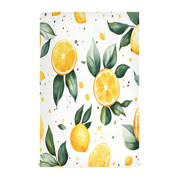 Lemon Kitchen Towels Set of 4 Tea Towels for Kitchen Decorative Waffle Dishcloths 28x18in