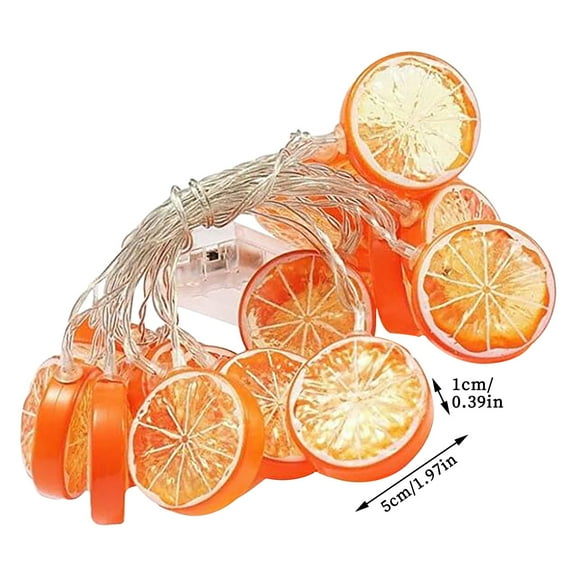 Lemon LED String Lights – Battery-Powered Decorative Fairy Lights for Home and Party Ambiance – Perfect for Weddings, Events, and Everyday Decor