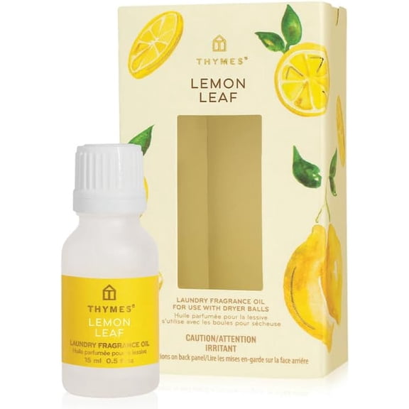 Lemon Leaf Laundry Fragrance Oil for Dryer Scented Laundry Supplies (0.5 fl oz)