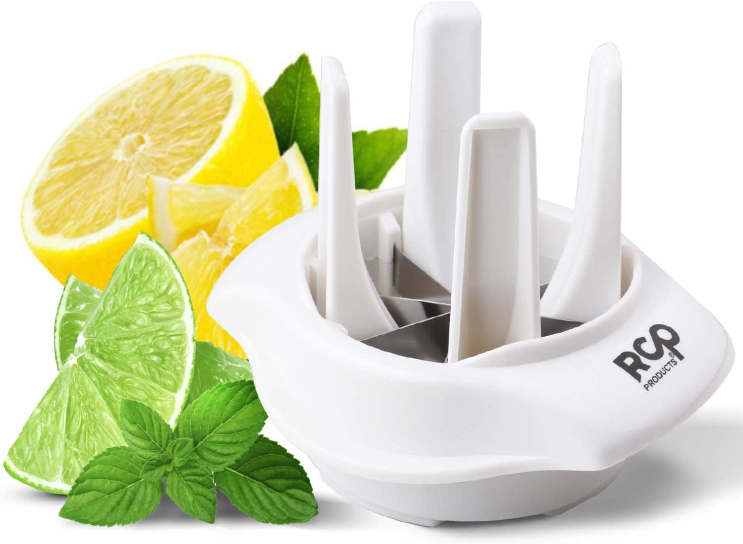 Lemon/Lime Slicer, to Garnish Food Drink - Stainless Steel Lime Cutter ...
