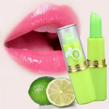 Lemon Lip Balm, Temperature Change Color Long Lasting Moisturizer Nutritious Lip Balm, Natural Lip Balm Protection & Repair