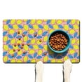 thumbnail image 1 of Lemon Lover Dog Feeding Mat - Non-Slip Absorbent Pet Food Mat with Cute Summer Lemon Design, Large Size for Messy Eaters, 1 of 5