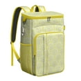 thumbnail image 1 of Lemon Lovers Backpack Cooler, Yellow Fruit Print Insulated Bag for Outdoor Adventures and Travel, 1 of 6
