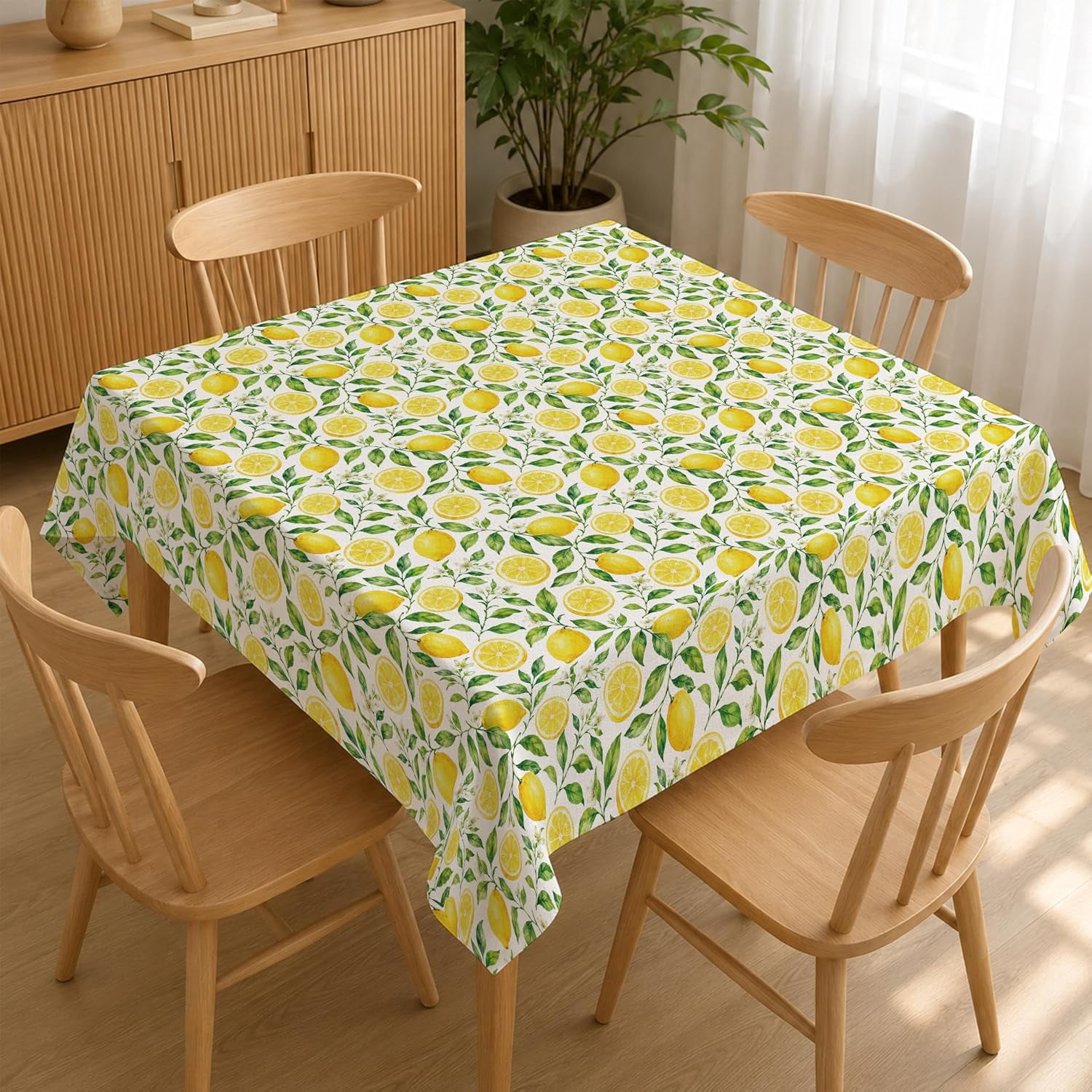 Lemon Mahjong Tablecloth 55x55 Inch, Lemon Mahjong Mat Table Cover ...