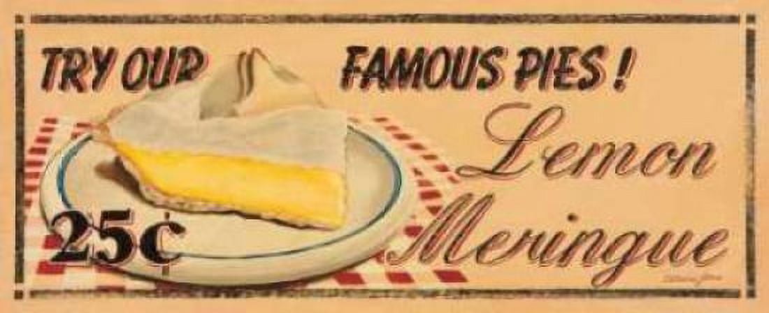 Lemon Meringue Canvas Art - Catherine Jones (10 x 20)