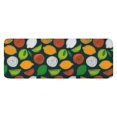 thumbnail image 1 of Lemon Mixed Citrus Fruits DarkGreen Pattern Kitchen Rug Mat,Kitchen Runner Rugs Non Skid Washable,Decorative Kitchen Floor Mats for Kitchen,Sink,Laundry,17"x47.2", 1 of 7