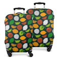 thumbnail image 1 of Lemon Mixed Citrus Fruits DarkGreen Pattern Luggage Cover Fashion Suitcase Cover Baggage Covers Fit 25-28 Inch Luggage (Go Travel), 1 of 5