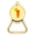 Lemon Orange Juice Granular Form Art Beer Bottle Cap Opener Stainless