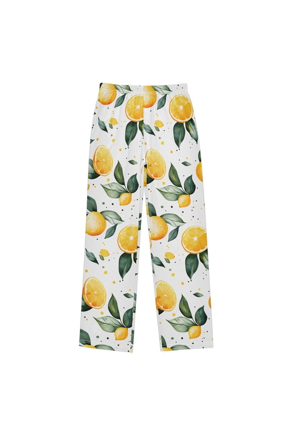 Lemon Pajama Pants Soft Lightweight Lounge Pants Bottoms Sleep Pants Warm Comfy