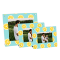 thumbnail image 1 of Lemon Pattern Acrylic Picture Frame, Horizontal Tabletop Display for 4x6 5x7 8x10 Pictures, Citrus Themed Acrylic Frame, 1 of 10