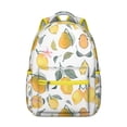 thumbnail image 1 of Lemon Pattern College Backpack - Fashionable School Bookbag for Teens & Students, Roomy Campus Rucksack with Laptop Sleeve, Lightweight Carry Bag for High School & University, Perfect Gift, 1 of 6