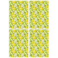 thumbnail image 1 of Lemon Pattern Kitchen Towels 4 Pack, 18x26 Inch Fruit Dish Towels, Absorbent Soft Cotton Tea Towels for Kitchen Decor and Bar Use, 1 of 3