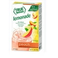 Lemon Peach Lemonade Water Enhancer Drink Mix (10 Packets), Low Calorie Drink Mix Packets for