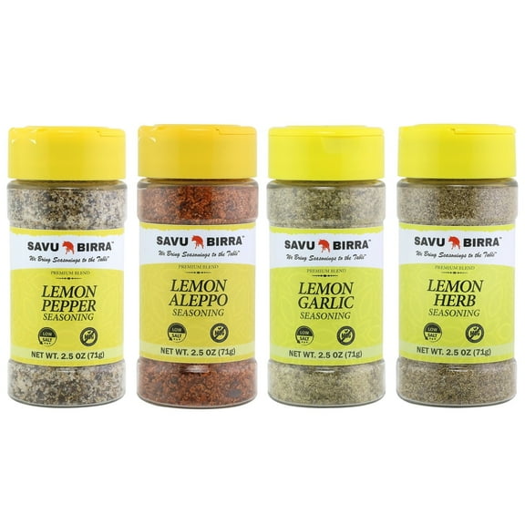 Lemon Pepper, Lemon Garlic, Lemon Aleppo, Lemon Herb Mixed Seasonings